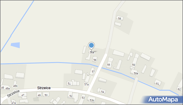 Strzelce, Strzelce, 56a, mapa Strzelce