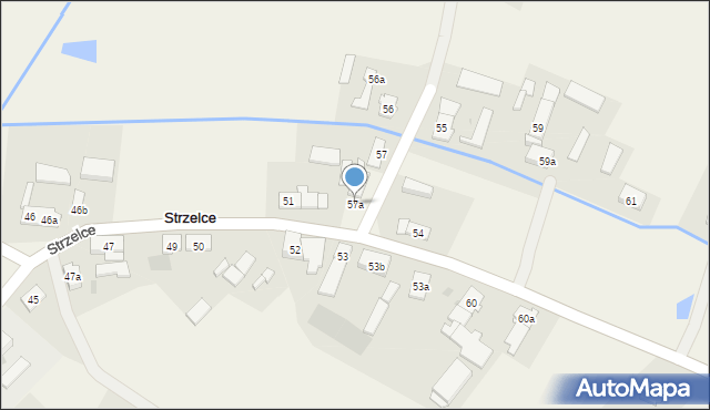 Strzelce, Strzelce, 57a, mapa Strzelce