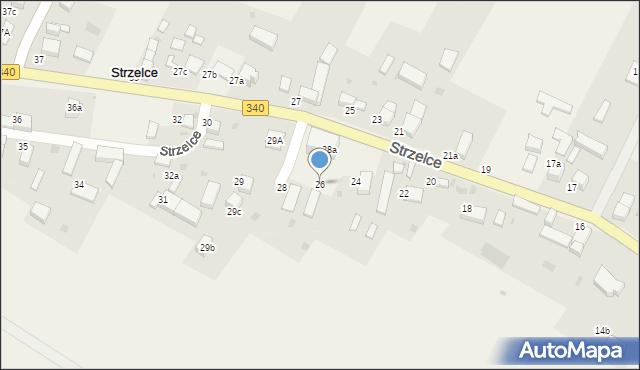 Strzelce, Strzelce, 26, mapa Strzelce