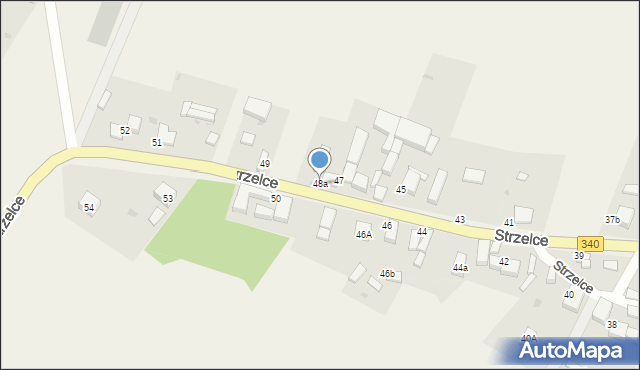 Strzelce, Strzelce, 48a, mapa Strzelce