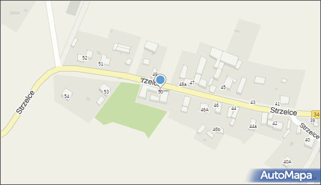 Strzelce, Strzelce, 50, mapa Strzelce