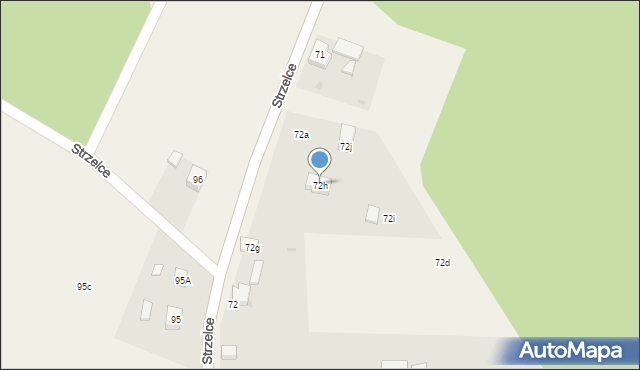 Strzelce, Strzelce, 72h, mapa Strzelce