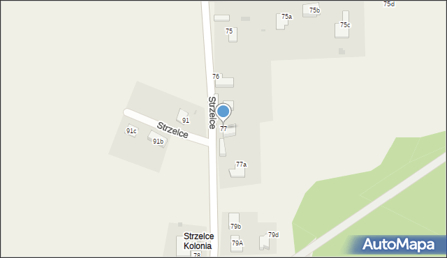 Strzelce, Strzelce, 77, mapa Strzelce