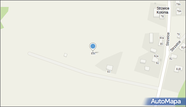 Strzelce, Strzelce, 83c, mapa Strzelce