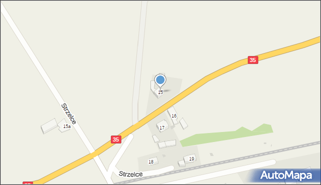 Strzelce, Strzelce, 15, mapa Strzelce