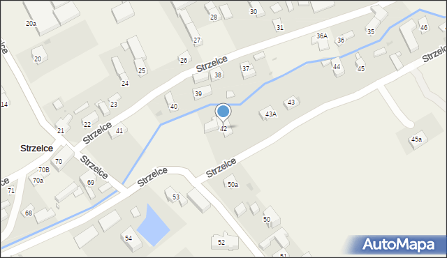 Strzelce, Strzelce, 42, mapa Strzelce