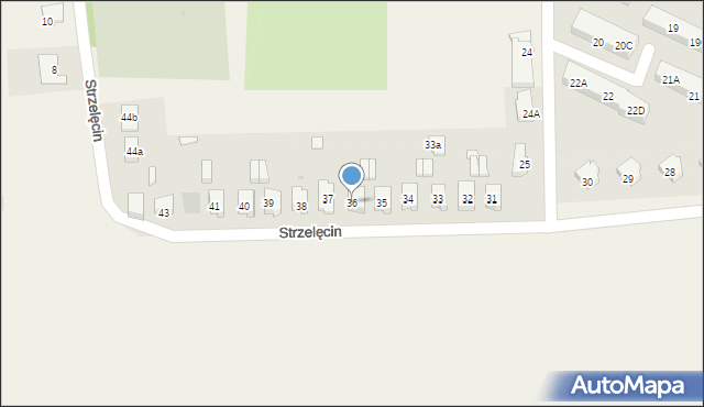 Strzelce, Strzelce, 36, mapa Strzelce