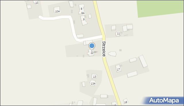 Strzelce, Strzelce, 12, mapa Strzelce