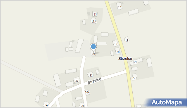 Strzelce, Strzelce, 16, mapa Strzelce