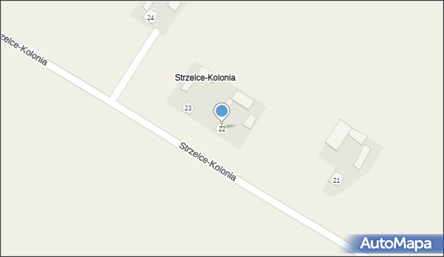 Strzelce-Kolonia, Strzelce-Kolonia, 22, mapa Strzelce-Kolonia