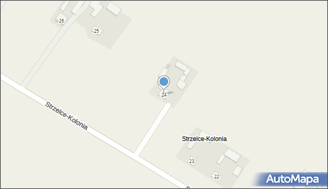 Strzelce-Kolonia, Strzelce-Kolonia, 24, mapa Strzelce-Kolonia