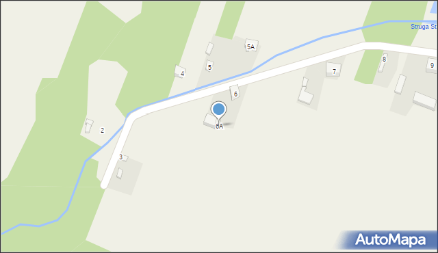 Strzelce Małe, Strzelce Małe, 6A, mapa Strzelce Małe