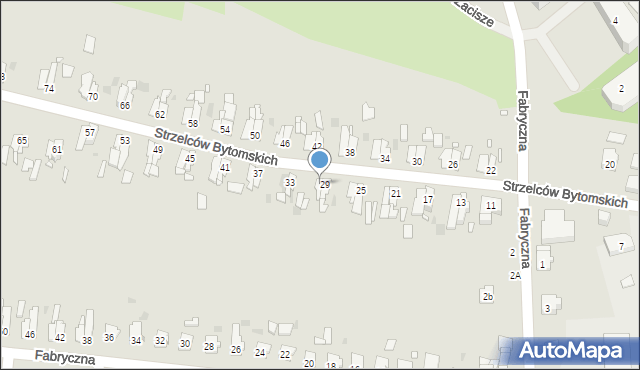 Strzelce Opolskie, Strzelców Bytomskich, 31, mapa Strzelce Opolskie