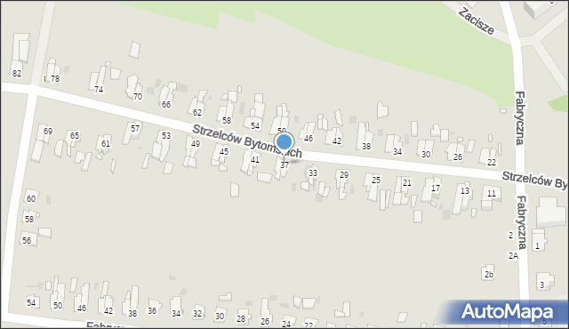 Strzelce Opolskie, Strzelców Bytomskich, 37, mapa Strzelce Opolskie