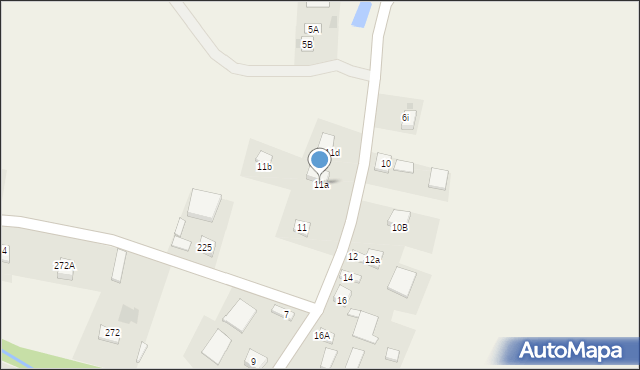 Strzelce Wielkie, Strzelce Wielkie, 11a, mapa Strzelce Wielkie
