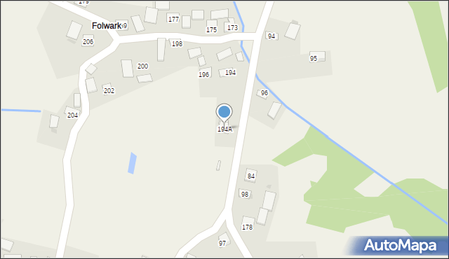 Strzelce Wielkie, Strzelce Wielkie, 194A, mapa Strzelce Wielkie