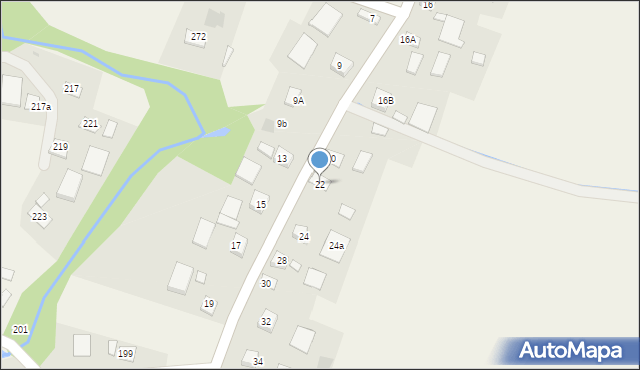 Strzelce Wielkie, Strzelce Wielkie, 22, mapa Strzelce Wielkie