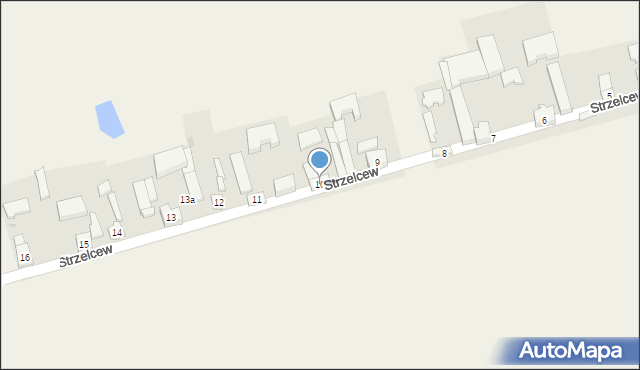 Strzelcew, Strzelcew, 10, mapa Strzelcew