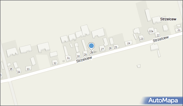 Strzelcew, Strzelcew, 28, mapa Strzelcew