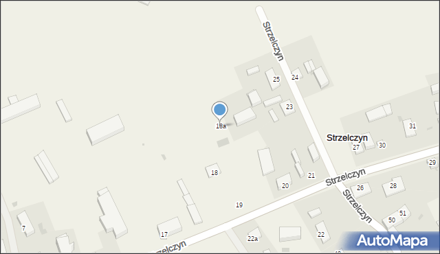 Strzelczyn, Strzelczyn, 18a, mapa Strzelczyn