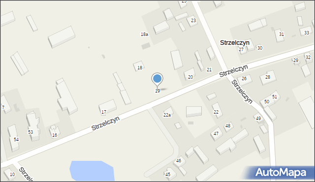 Strzelczyn, Strzelczyn, 19, mapa Strzelczyn