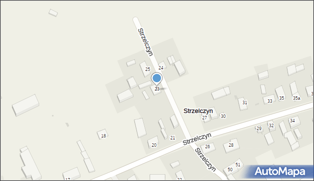 Strzelczyn, Strzelczyn, 23, mapa Strzelczyn