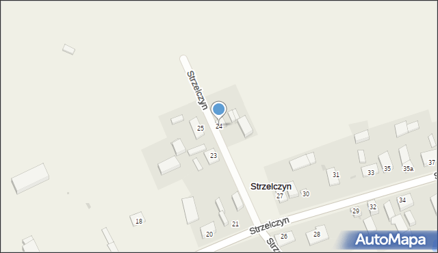 Strzelczyn, Strzelczyn, 24, mapa Strzelczyn