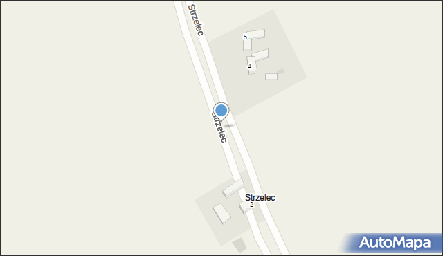 Strzelec, Strzelec, 3, mapa Strzelec