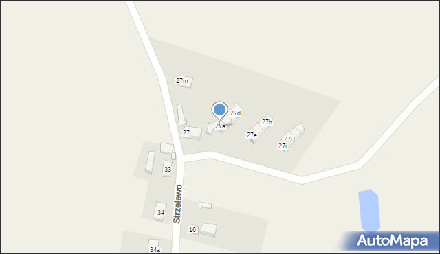 Strzelewo, Strzelewo, 27a, mapa Strzelewo