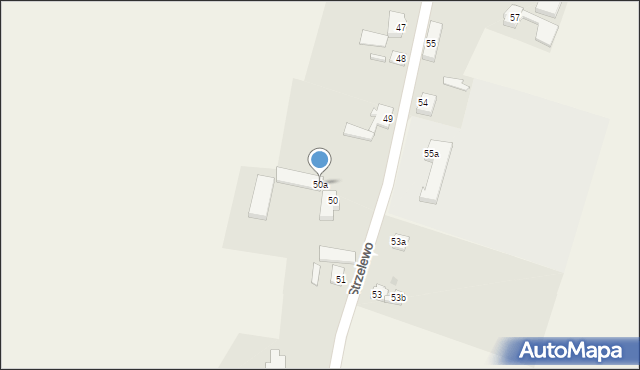 Strzelewo, Strzelewo, 50a, mapa Strzelewo