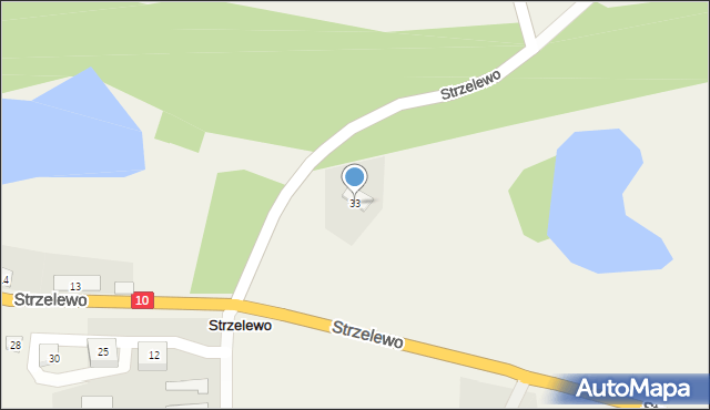 Strzelewo, Strzelewo, 33, mapa Strzelewo