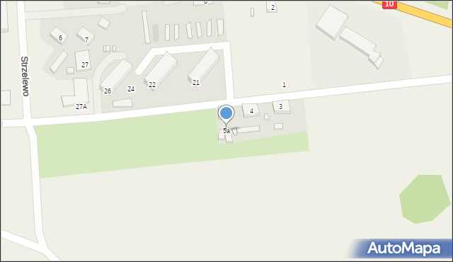Strzelewo, Strzelewo, 5a, mapa Strzelewo