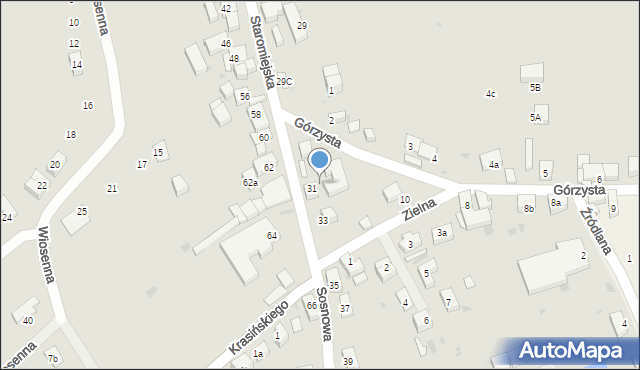 Strzelin, Staromiejska, 31a, mapa Strzelin