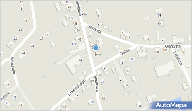 Strzelin, Staromiejska, 33, mapa Strzelin