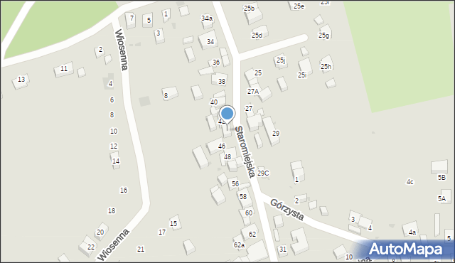 Strzelin, Staromiejska, 44, mapa Strzelin