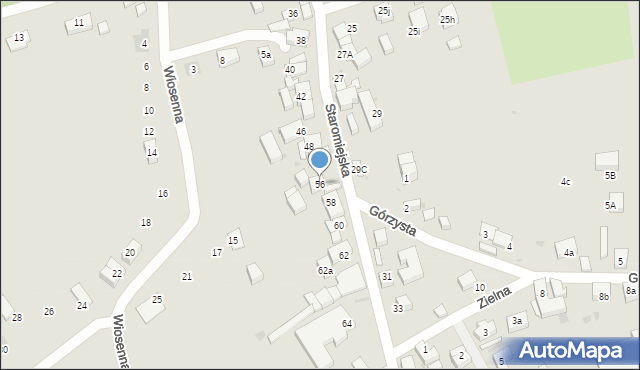 Strzelin, Staromiejska, 56, mapa Strzelin