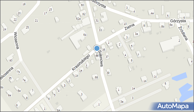 Strzelin, Staromiejska, 66, mapa Strzelin