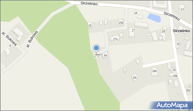 Strzelinko, Strzelinko, 27D, mapa Strzelinko