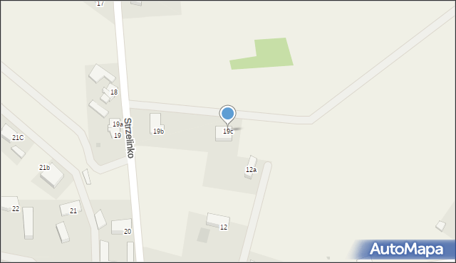 Strzelinko, Strzelinko, 19c, mapa Strzelinko