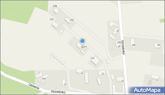 Strzelinko, Strzelinko, 21C, mapa Strzelinko