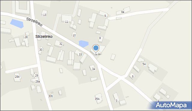 Strzelinko, Strzelinko, 7, mapa Strzelinko