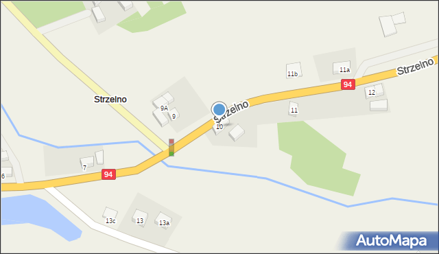 Strzelno, Strzelno, 10, mapa Strzelno