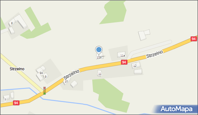 Strzelno, Strzelno, 11b, mapa Strzelno