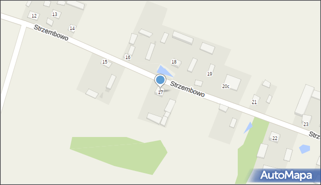 Strzembowo, Strzembowo, 17, mapa Strzembowo