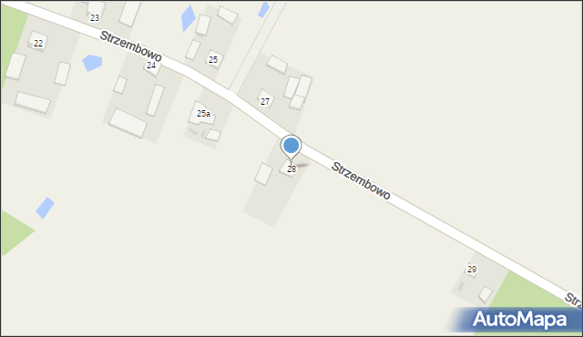Strzembowo, Strzembowo, 28, mapa Strzembowo