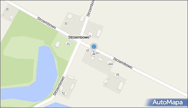 Strzembowo, Strzembowo, 44, mapa Strzembowo