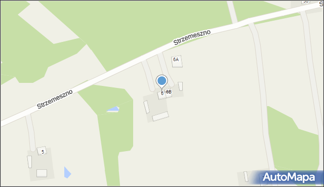 Strzemeszno, Strzemeszno, 6, mapa Strzemeszno