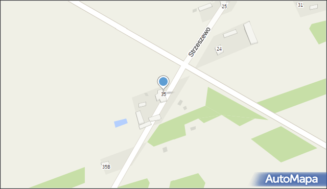 Strzeszewo, Strzeszewo, 35, mapa Strzeszewo