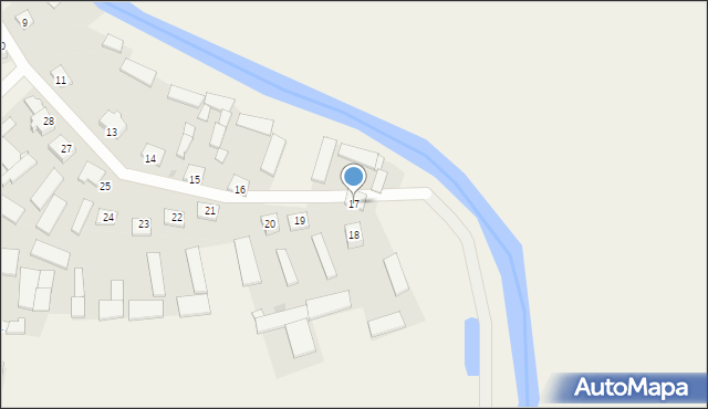 Strzeszewo, Strzeszewo, 17, mapa Strzeszewo