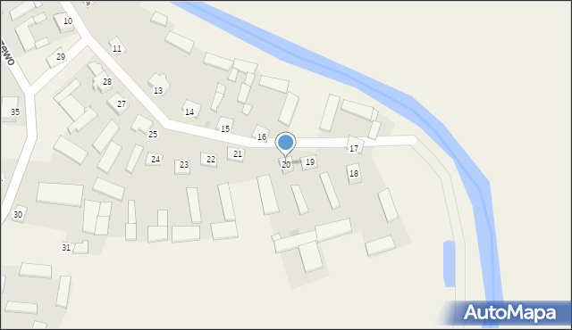 Strzeszewo, Strzeszewo, 20, mapa Strzeszewo